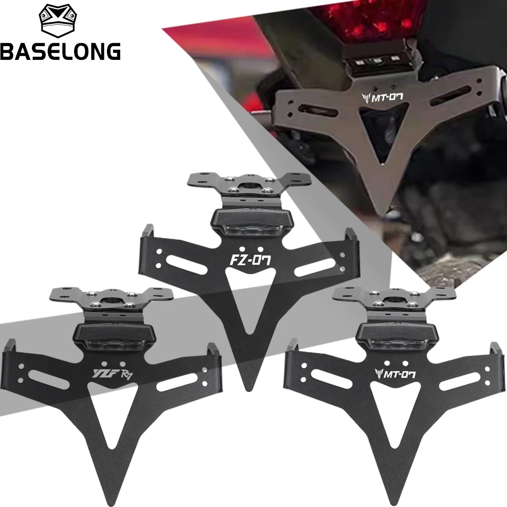 

For Yamaha MT-07 2013-2014-2015-2016-2017-2018-2019-2020-2021-2022-2023-2024 LED Tail Tidy Eliminator License Plate Holder Mount