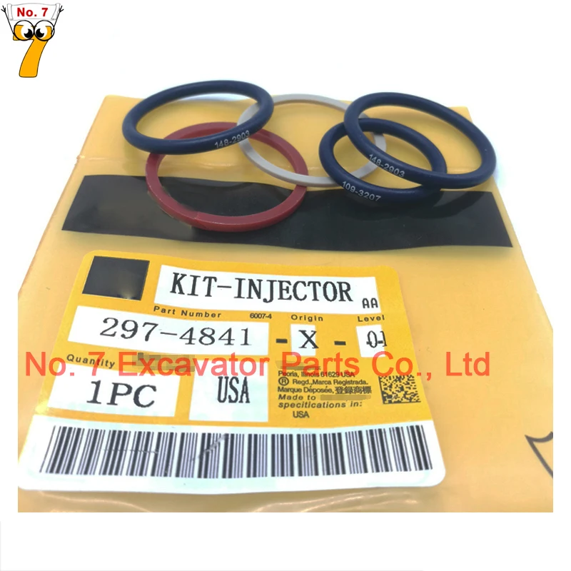 297-4841 For Excavator accessories CAT 329D 330D 336D Injector Oil Seal Repair Kit C7 C9 Engine 2974841