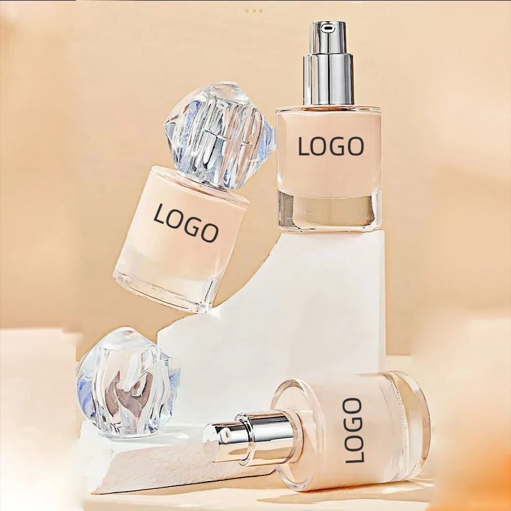 Fond de teint à couverture complète, marque privée végétalienne, 24 couleurs, longue durée, haute couverture, Logo personnalisé, cosmétiques, vente en gros