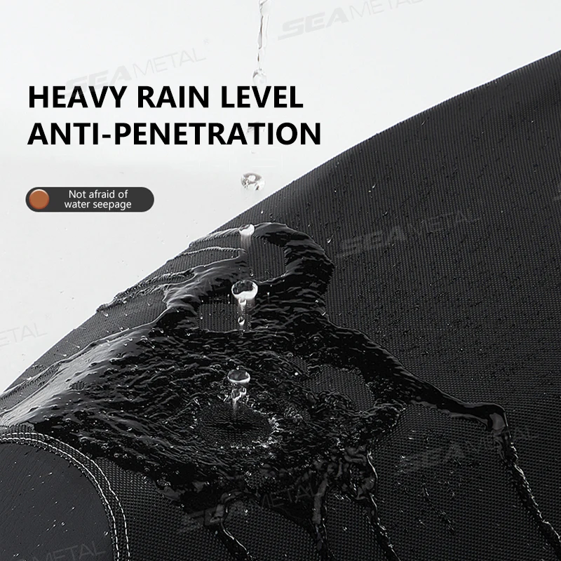 غطاء مقعد الدراجة النارية من BLALION مصنوع من الجلد الفاخر وغطاء وسادة مقعد قابل للتمدد مقاوم للماء والغبار ومقاوم للاهتراء #4