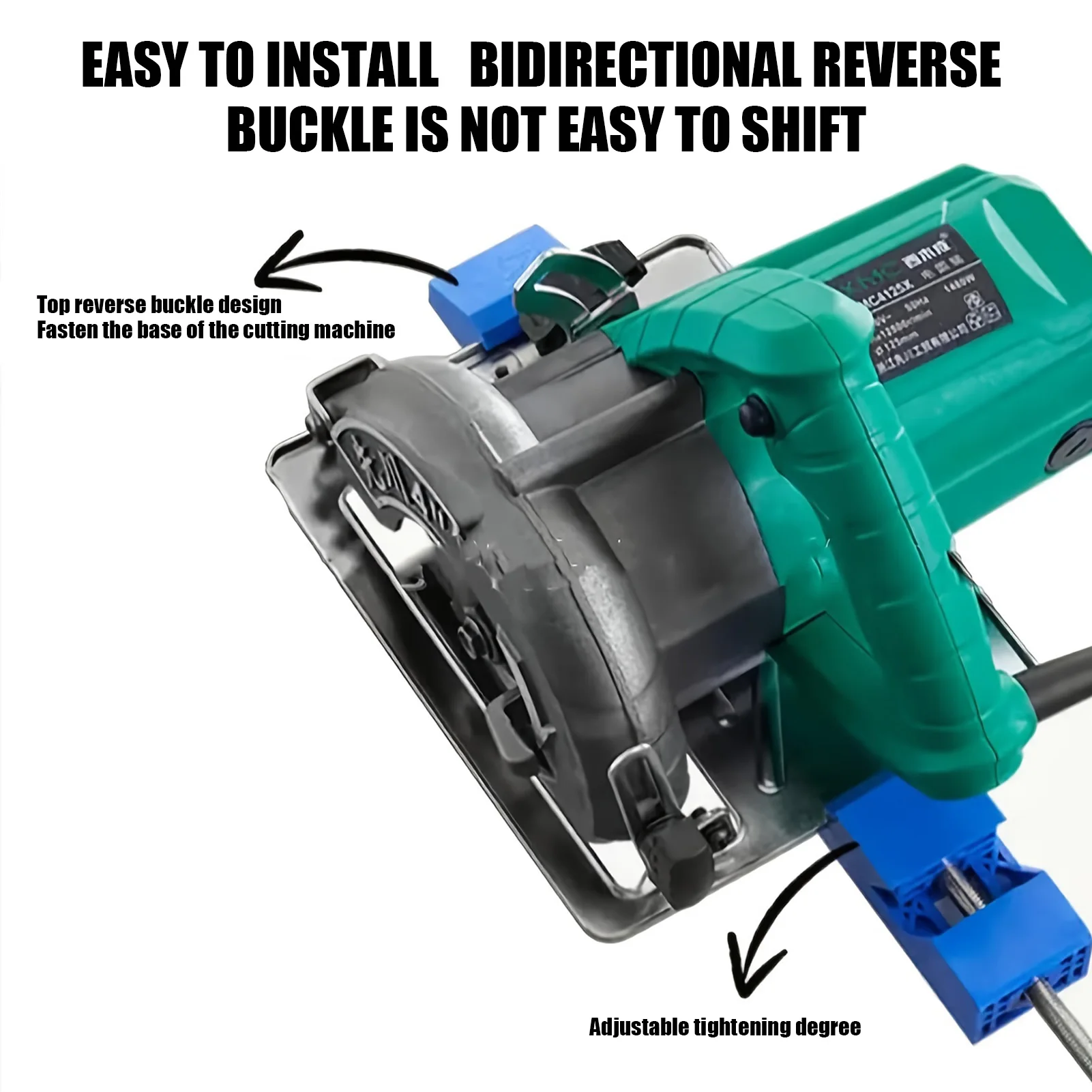 

High-quality Adjustable Cutting Machine Base Guide Rail ABS Circular Saw Milling Positioning Clamps Lock The Cutter Base