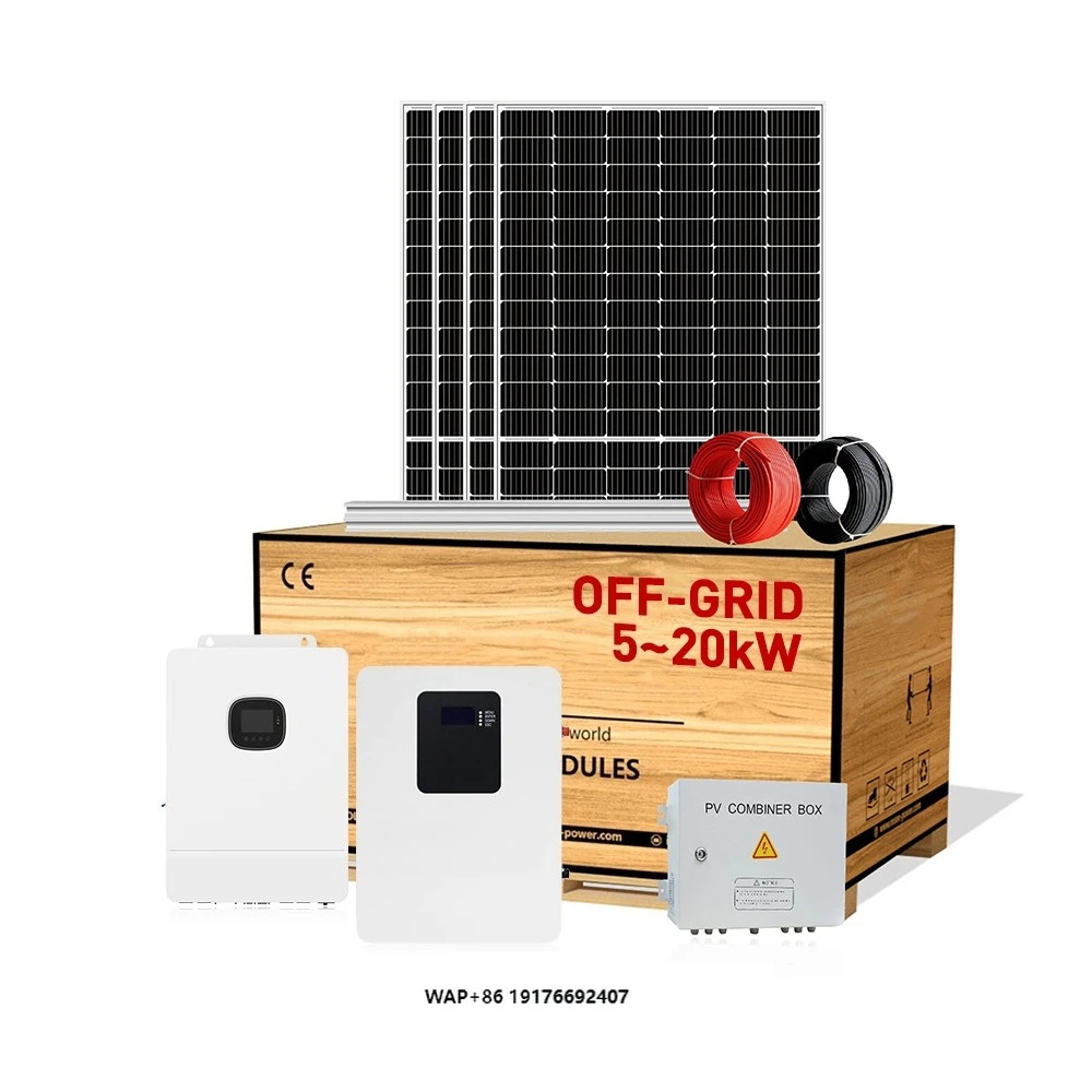20Kva Complete Balcony Off-grid Solar System Full Home 10Kw Off Grid Solar Power System