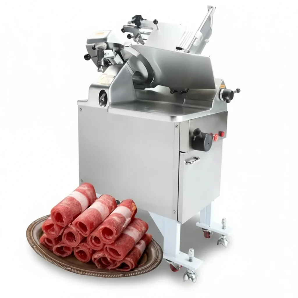 

Электрическая мясорубка-слайсер из нержавеющей стали 304, автоматическая, коммерческая, для мяса весом до 50 кг, для говядины и баранины