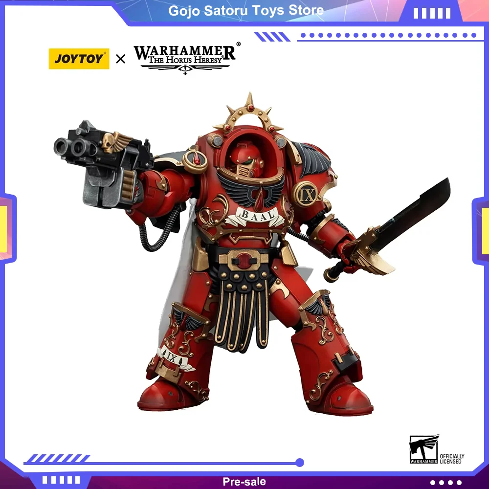 JOYTOY Warhammer 30K 1/18 Action Figures Anime Blood Angels Legion Praetor in Tartaros Terminator Armour Figure Model Toys Gifts