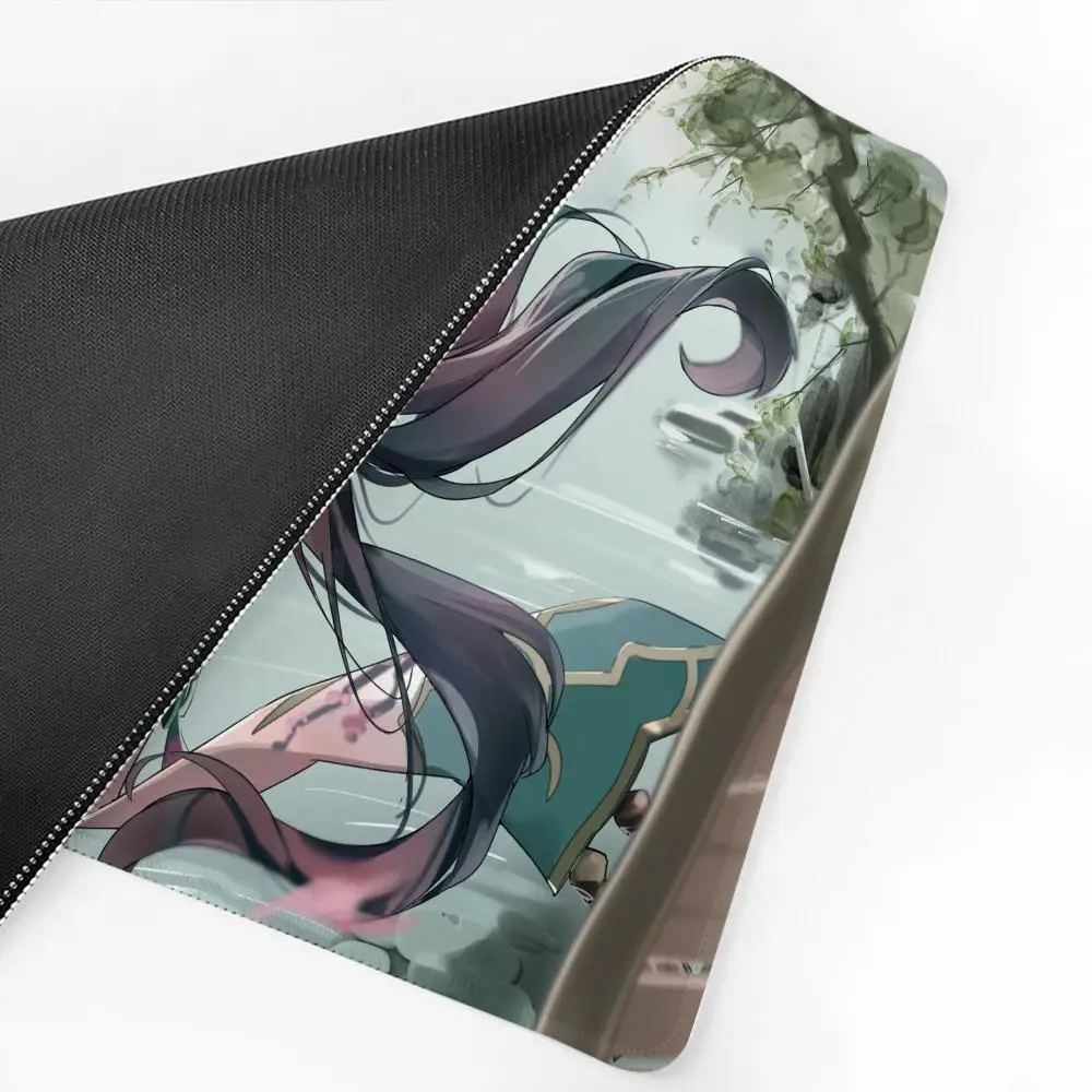 Honkai Star Rail Ruan Mei Mousepad, großes Gaming-Mauspad, LockEdge, verdickte Computer-Tastatur, Tisch, Schreibtischunterlage