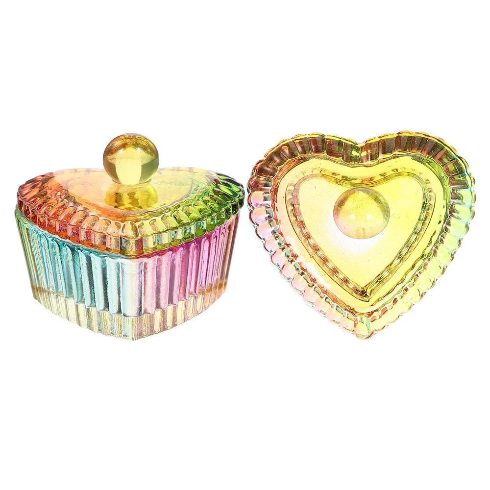 1pcs 전문 컬러 크리스탈 유리 아크릴 파우더 액체 네일 컵 두꺼운 바닥 유리 용기 네일 살롱 매니큐어 도구