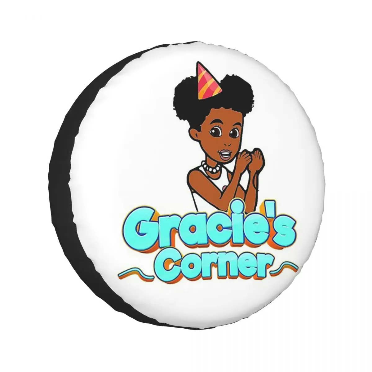 

Custom Gracies Family Corner Cute Phonic's Song Spare Tire Cover for Car Pajero 4x4 Wheel Protector Covers 14" 15" 16" 17" Inch