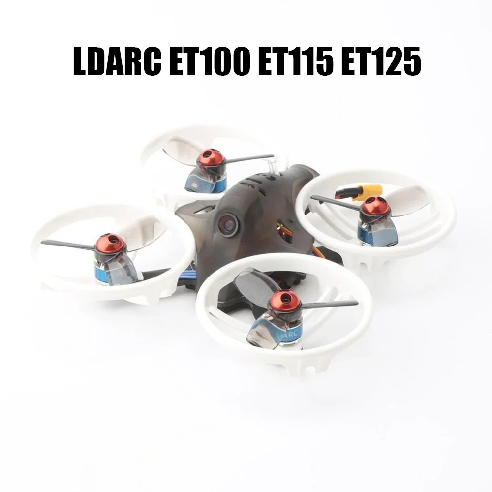 KINGKONG/LDARC ET Series ET100 ET115 ET125 2S 3S Battery Micro FPV Racing Drone 800TVL Camera 16CH 25mW 100mW VTX BNF