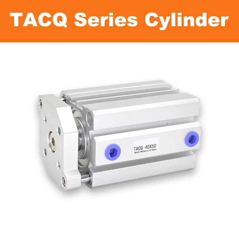 

TACQ Series Guide Rod Compact Cylinder Double Acting Pneumatic Cylinder 12 16 20 25 32 40 50 63 80 100 Bore