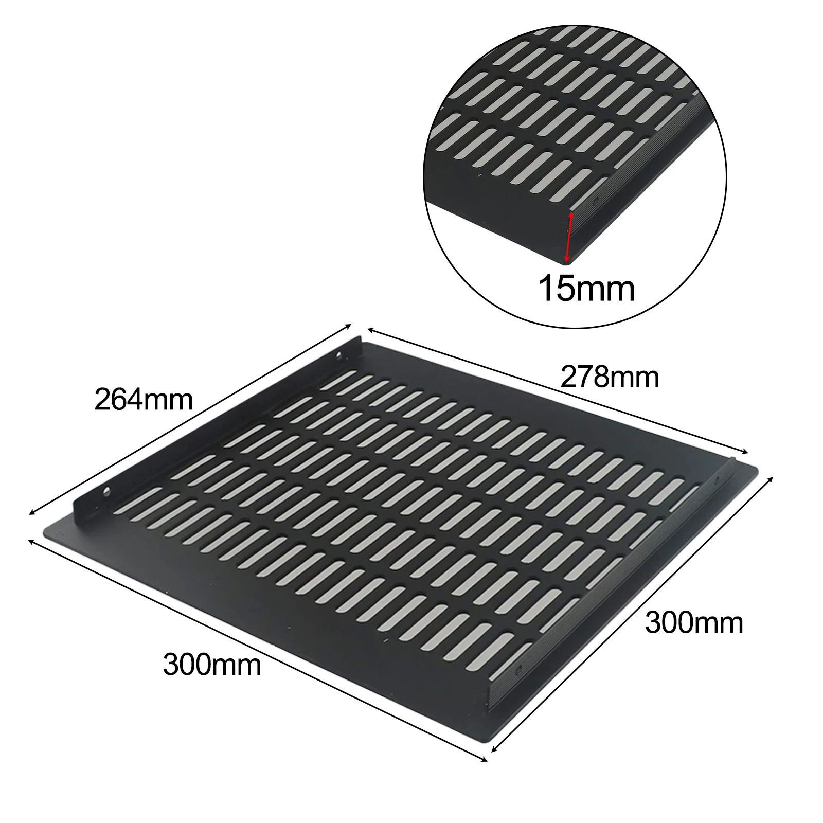 Air Vent Plate Aluminum Air Vent Stylish Design Versatile Use Easy Installation Air Circulation Anti-corrosion
