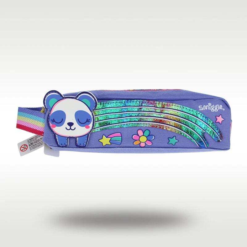 Australië Smiggle Originele Potlood Tas Meisjes Kinderen Etui Regenboog Konijn Cartoon Leuke Briefpapier Tas Schoolbenodigdheden