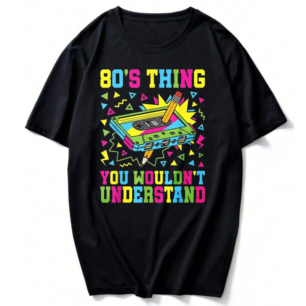 80's Thing 80s Outfit Funny 1980s Party Costume Men Women T-Shirt Funny Outdoors High Quality Cotton Short-sleev Breatha Teesble