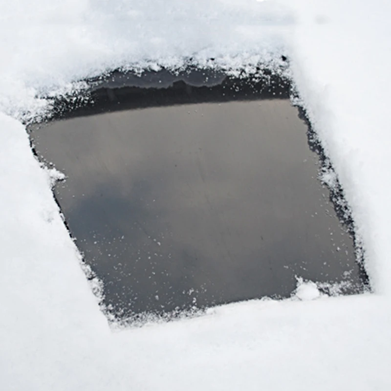 Łopata do śniegu ze stali nierdzewnej Samochodowe narzędzie do odszraniania szyb samochodowych Narzędzie do czyszczenia śniegu Samochodowe akcesoria zimowe