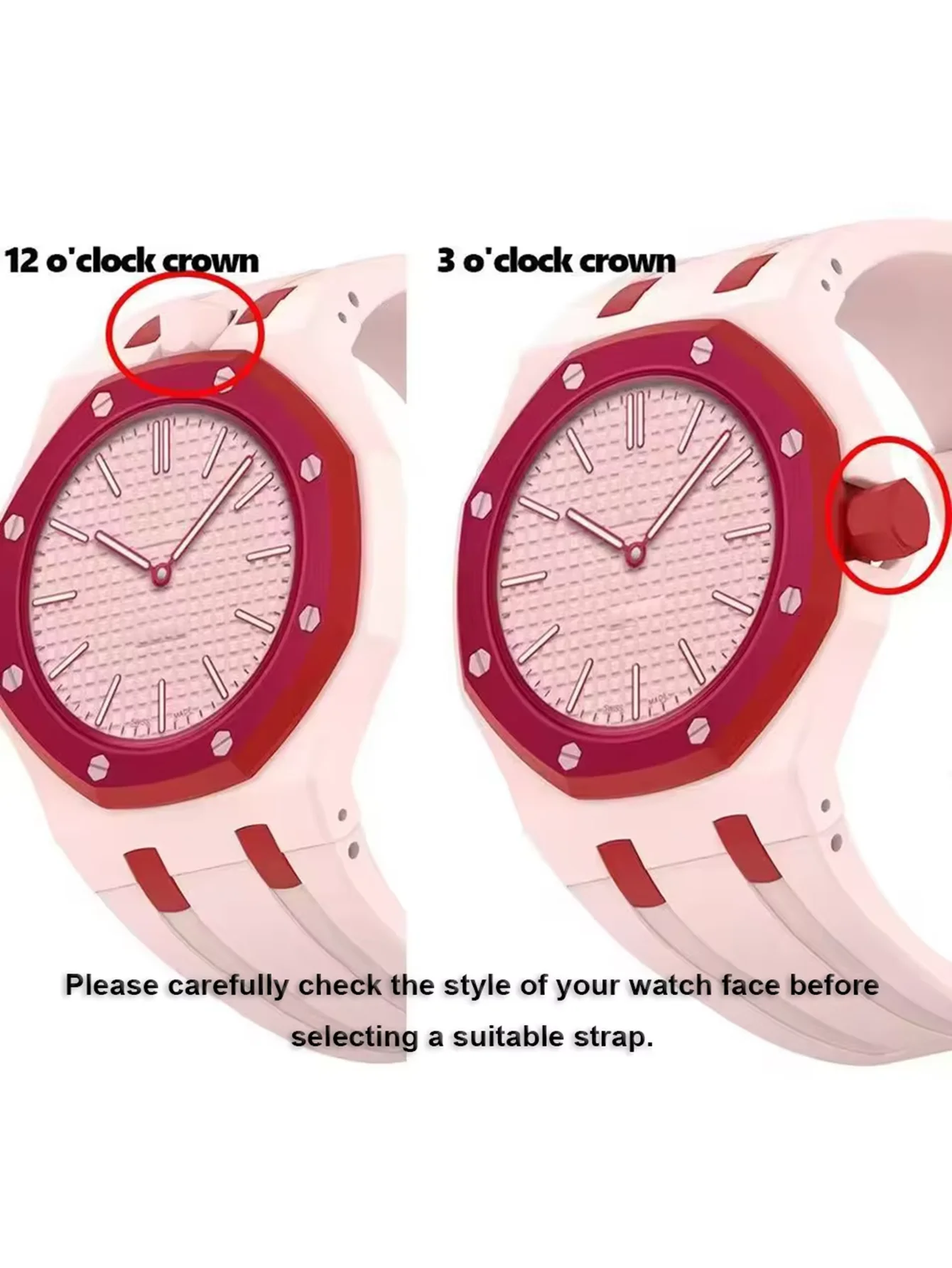 2-in-1 PC Case+Silicone Strap for Swatch X AP Royal Pop Pocket Watch Change To Wristwatch Integrated Modification Accessories
