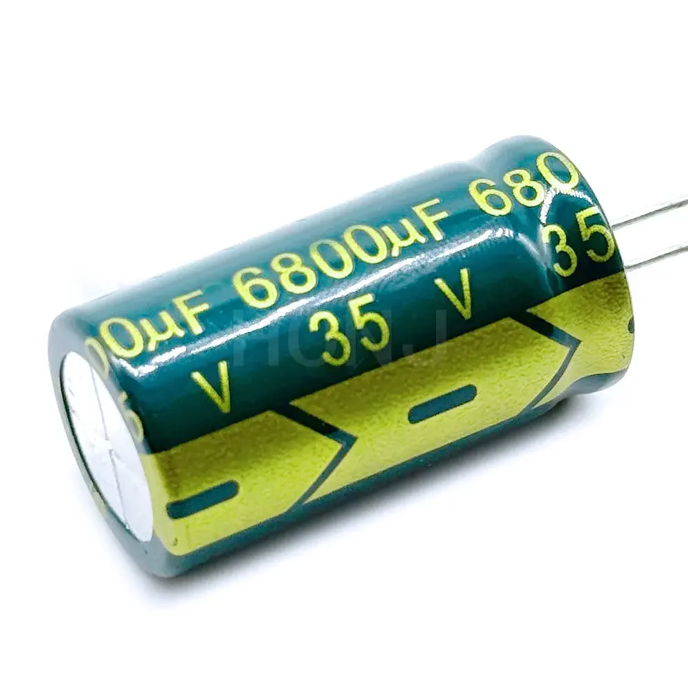 2-5PCS 35V6800UF Aluminum Electrolytic Capacitor Original Low Esr/impedance High Frequency Size 18*35 6800uf35v 35V6800 20%