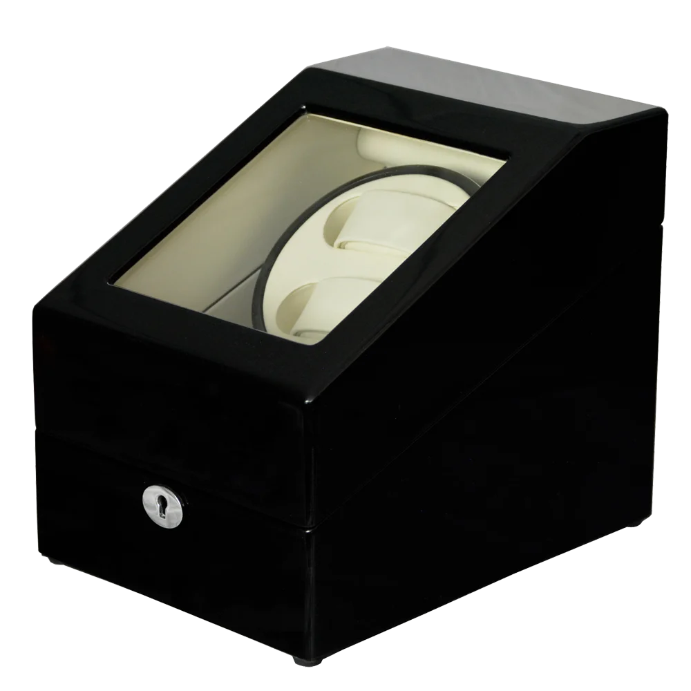 

Single Automatic Watch Winder Box Luxury Wooden Watch Storage Case with Quiet Motor 5 Rotation Mode for Party and Christmas Gift