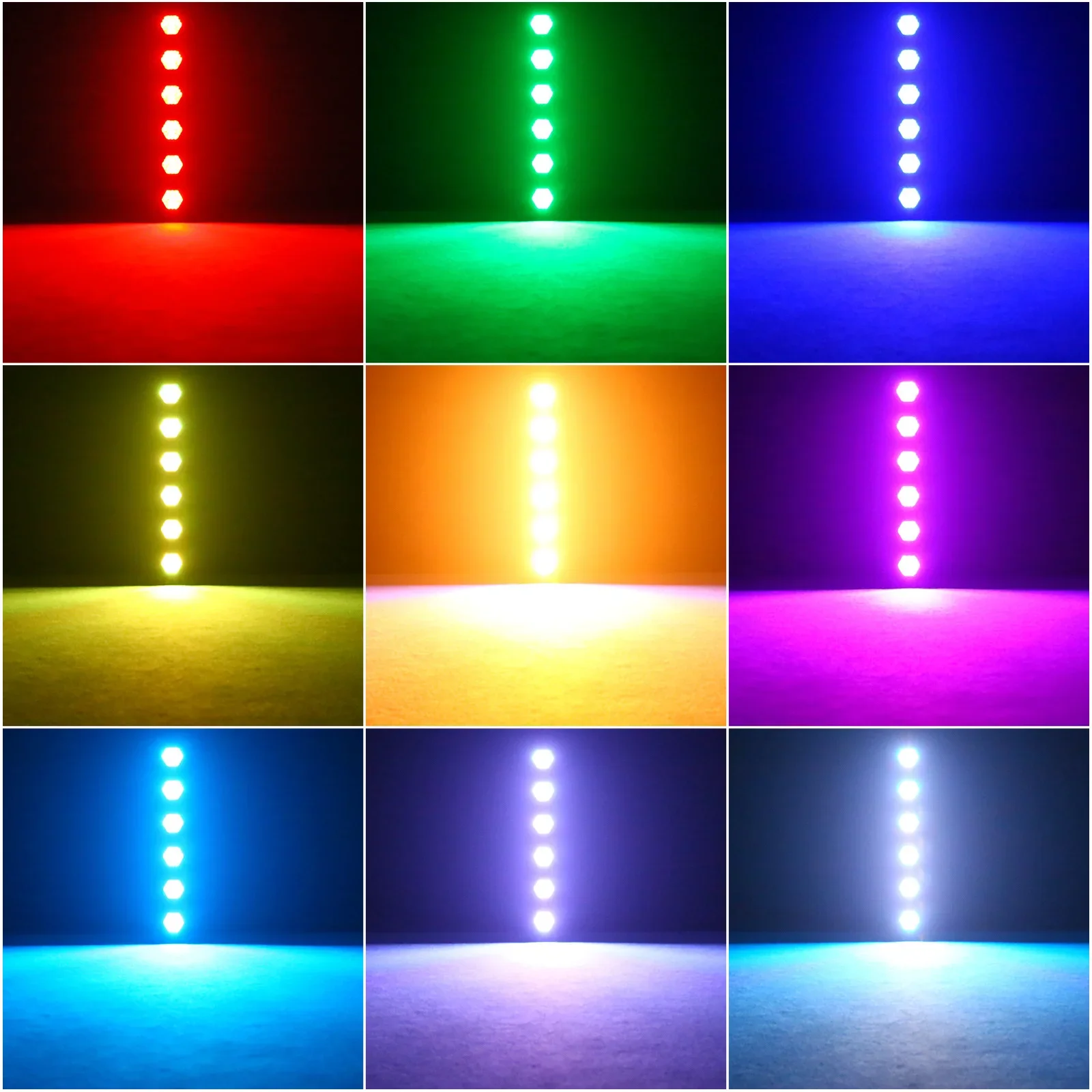 RGB 3-IN-1led par Retro Light/Flashing Light Bar Background Stage Light Atmosphere Dyeing LED Surface Light