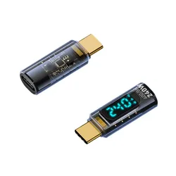 240W Digital Type-C Adapter Voltage Power PD Display Full Function USB 4 C Digital Display Converter