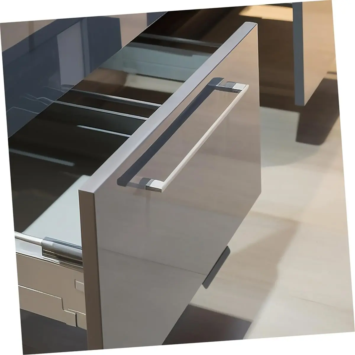 NEW Touchless Foot Pull Handle for Trash Cabinet Non Contact Opener for Kitchen Drawers Sturdy Design for Busy Kitchens