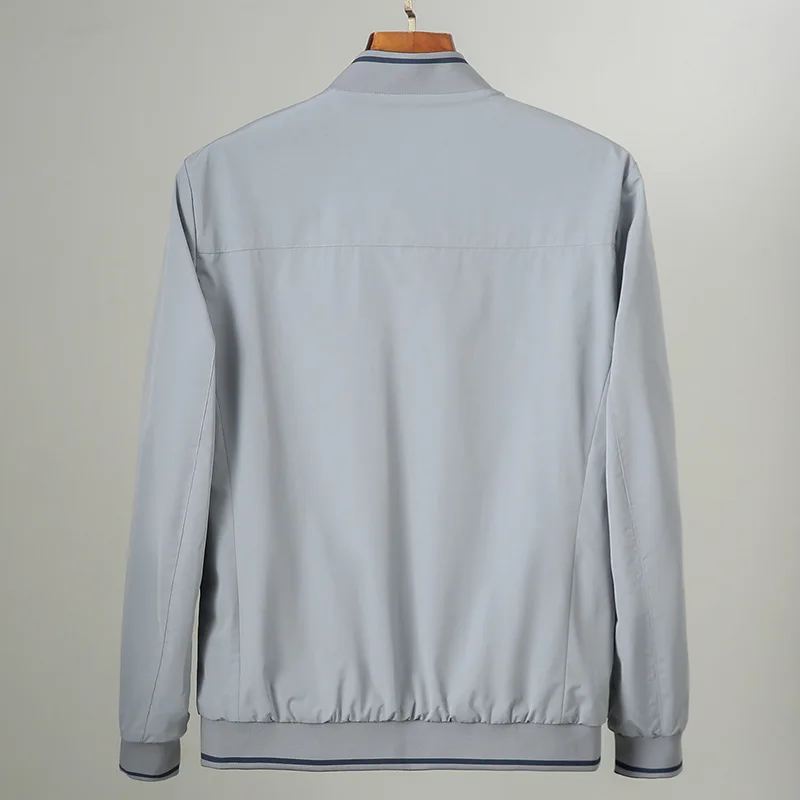 Dubbelzijdige slijtage honkbalkraag casual Jaet voor heren lente herfst faionable ademend polyester ritssluiting