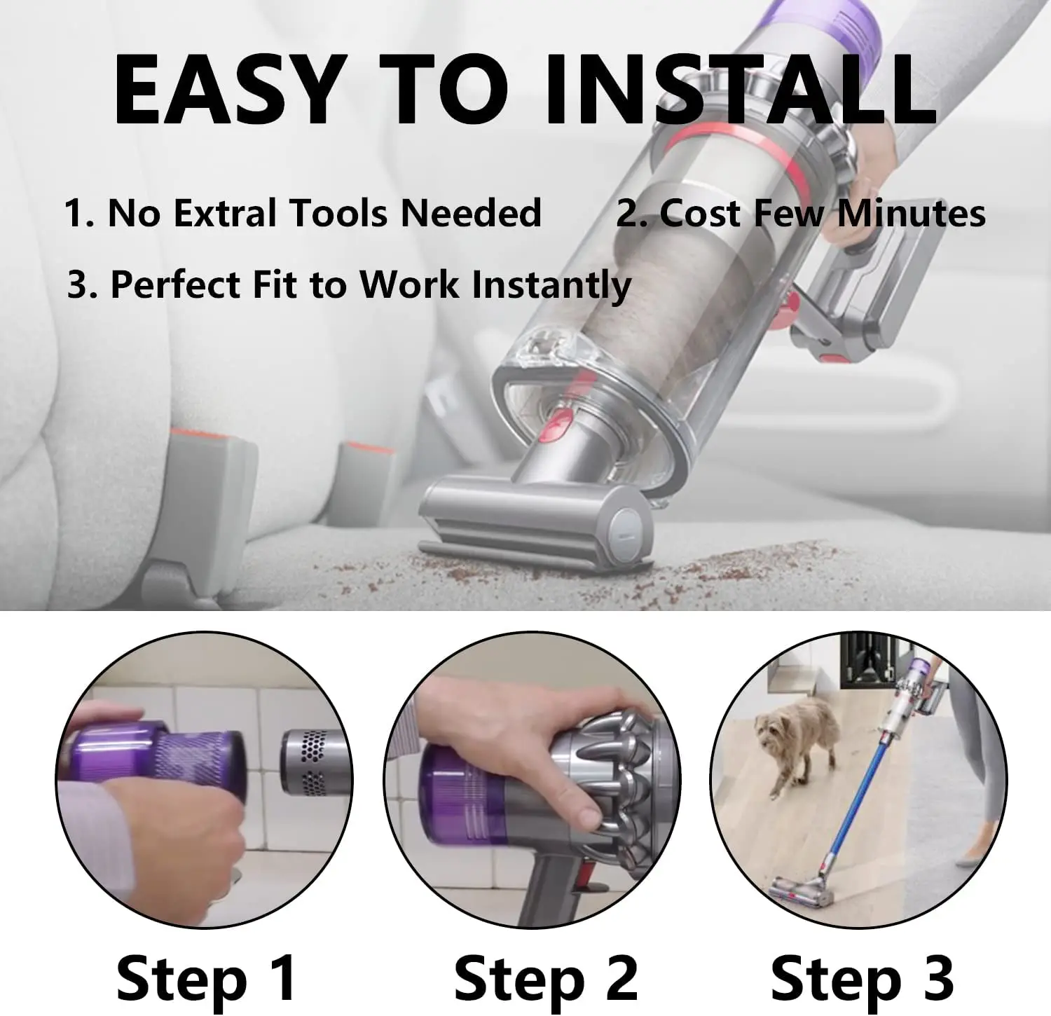 Erkennen Staubsauger Ersatzteile Hepa-Post Filter Vakuum Filter Teil Keine. 970013-02 für Dyson V11 Drehmoment Stick V11