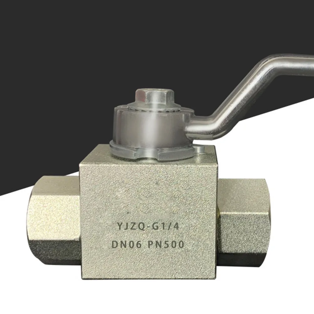 

1/4" To 3/4" BSP Hydraulic Three-way High Pressure Ball Valve Carbon Steel Hard Seal Petroleum Engineering Anticorrosion