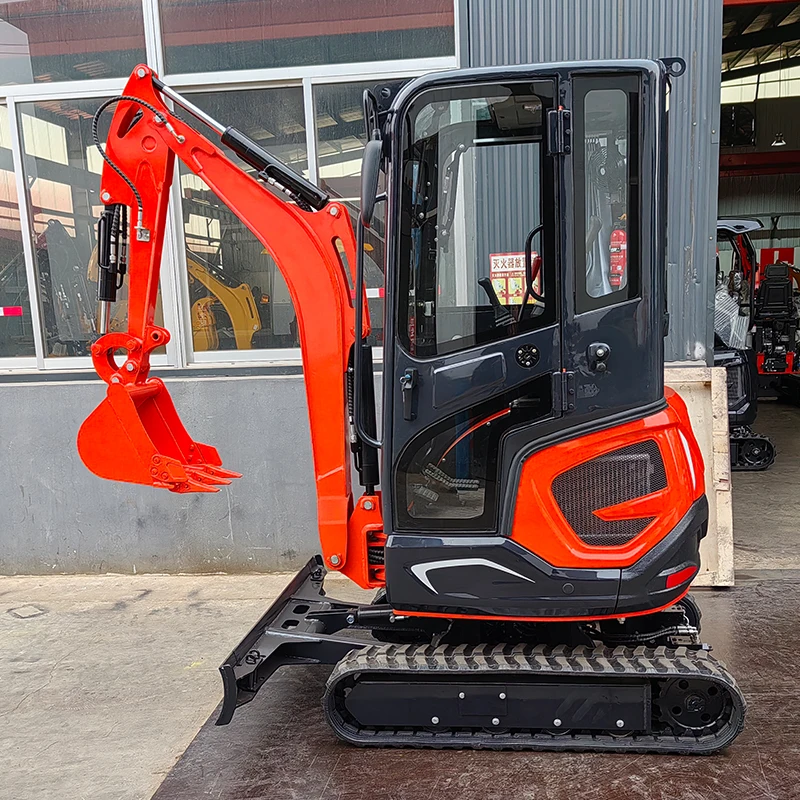 Factory Direct Sales Customize Cheaper 2.2 ton Micro Digger 2 ton Mini Excavator Bagger Pelle With Attachments