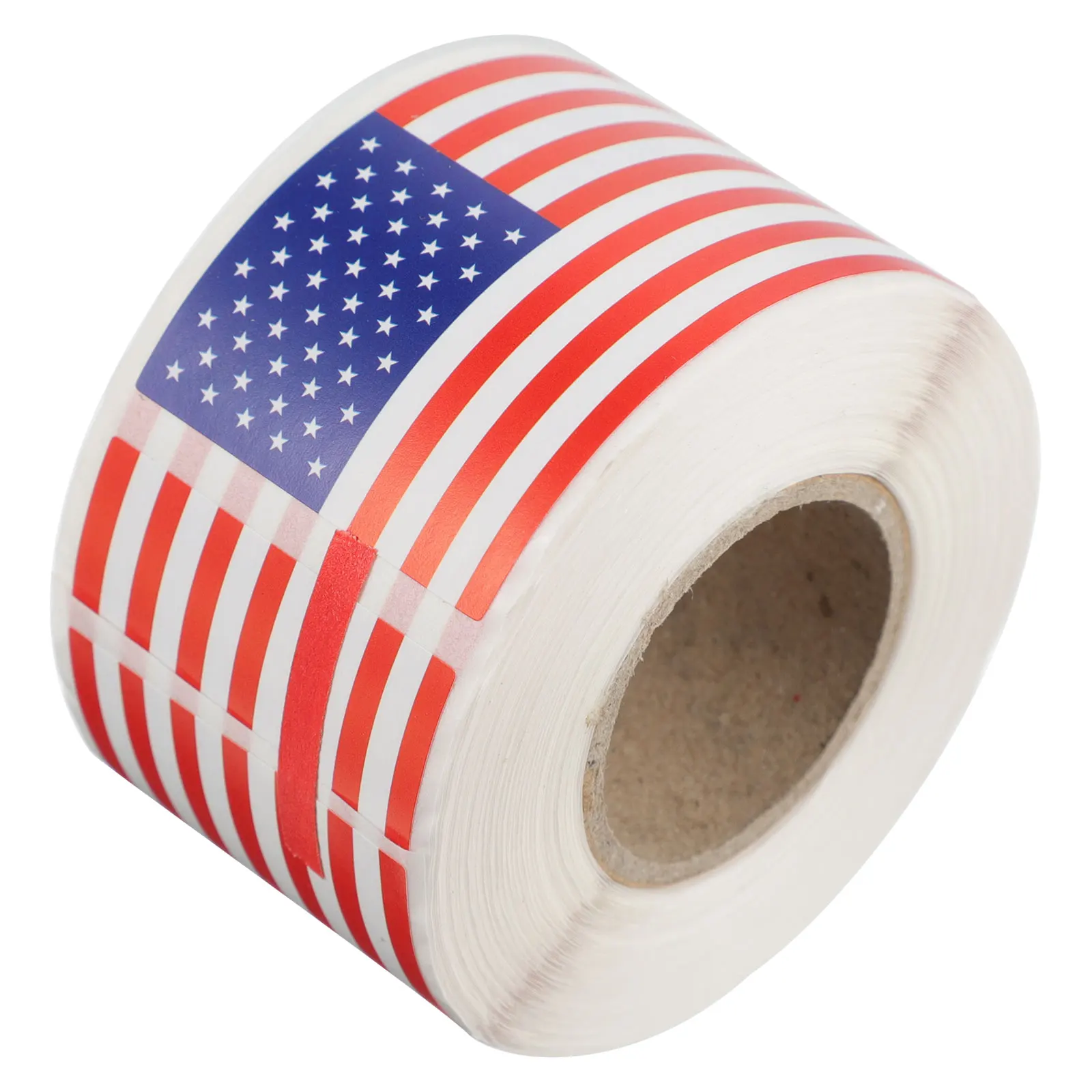 

250 Pcs American Flag Stickers Bright Color DIY Decals for Scrapbook Paper Luggage Adhesive Wall Tiles Glass Furniture