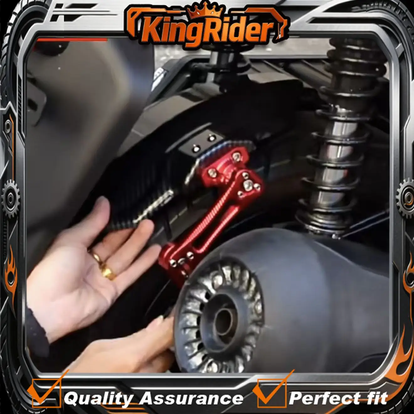 

For retrofitting ZONTES 350E/D150D 150M: Aluminum alloy rear fender, mudguard, carbon fiber textured water deflector.