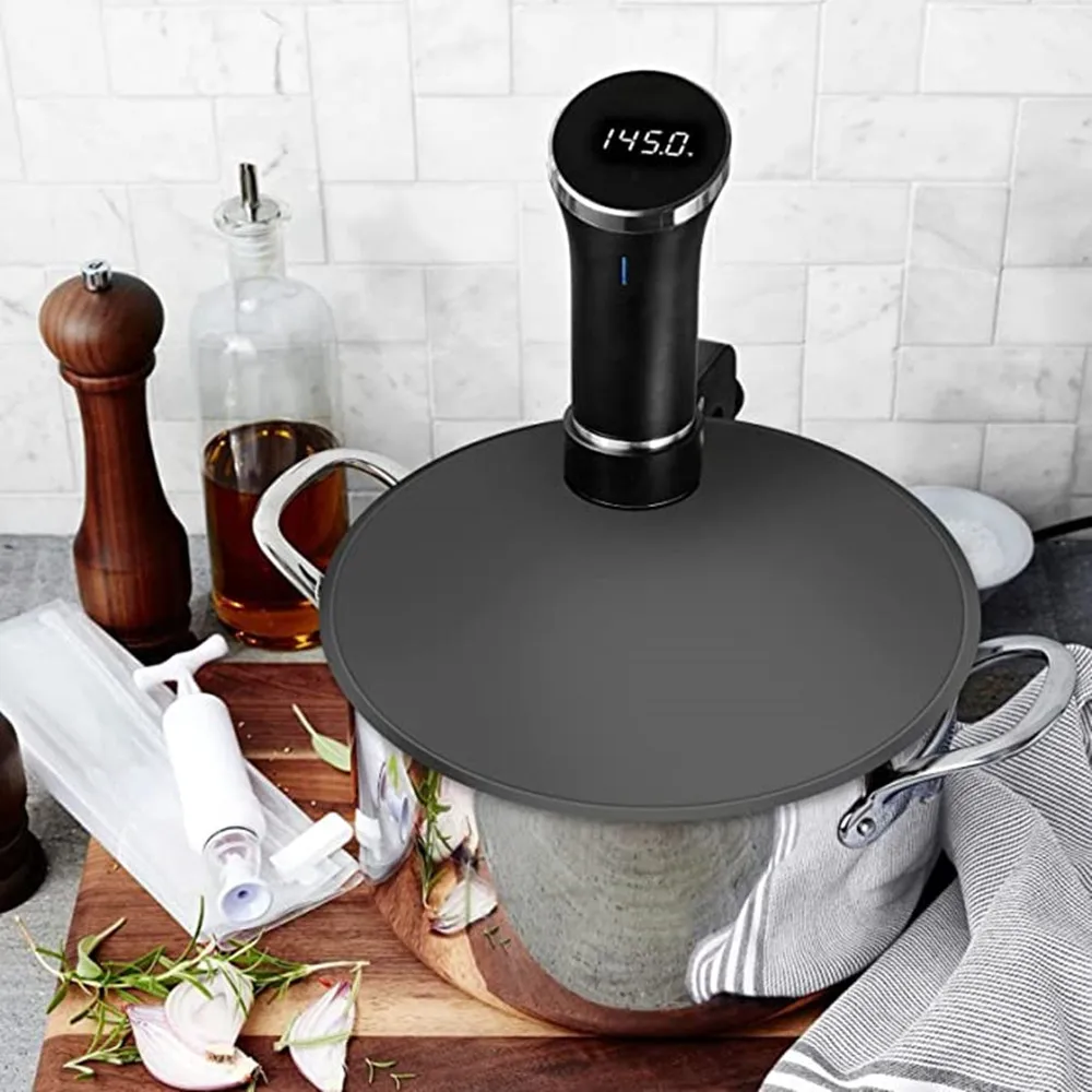 

1 Pcs Silicone Lids Precision Cooker Retain Moisture And Flavor Sous Vide Lid for Precision Cooking Vacuum Low Temperature