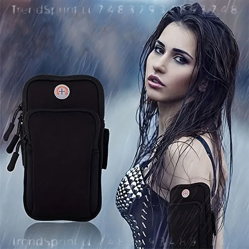 Waterproof Running Arm Bag for Mobile Phones Secure Storage During Exercise view 3