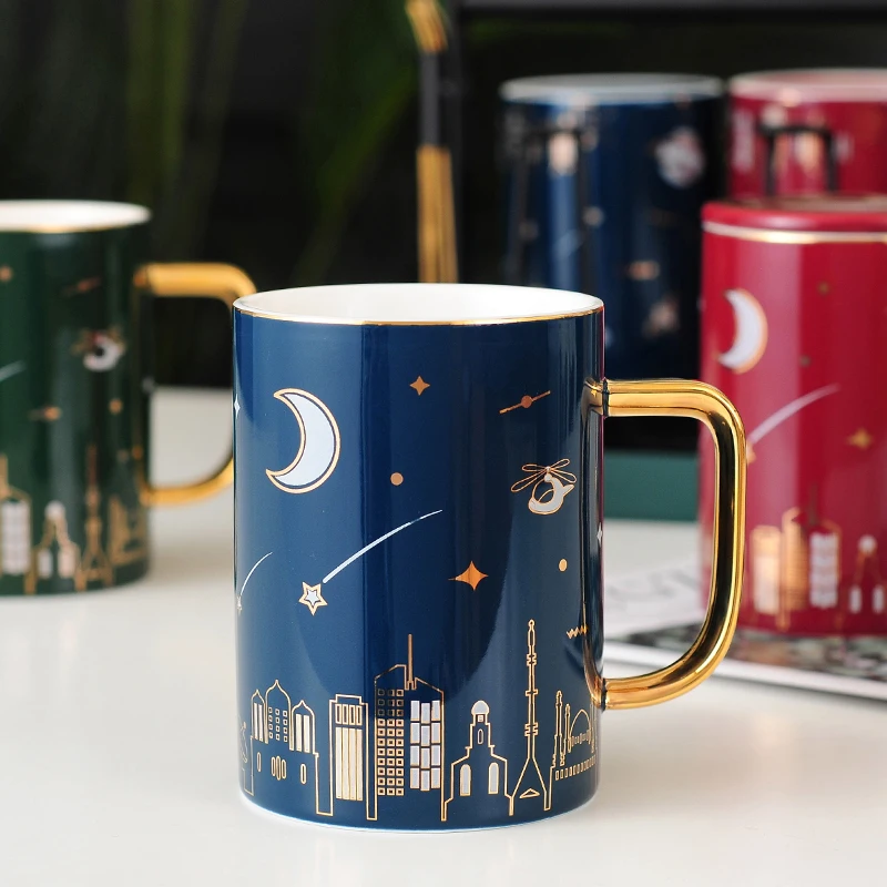 Estético viagens canecas cerâmica moda minimalista café da manhã japonês alta qualidade copos de café canecas criatividade tasse caneca bonito copo