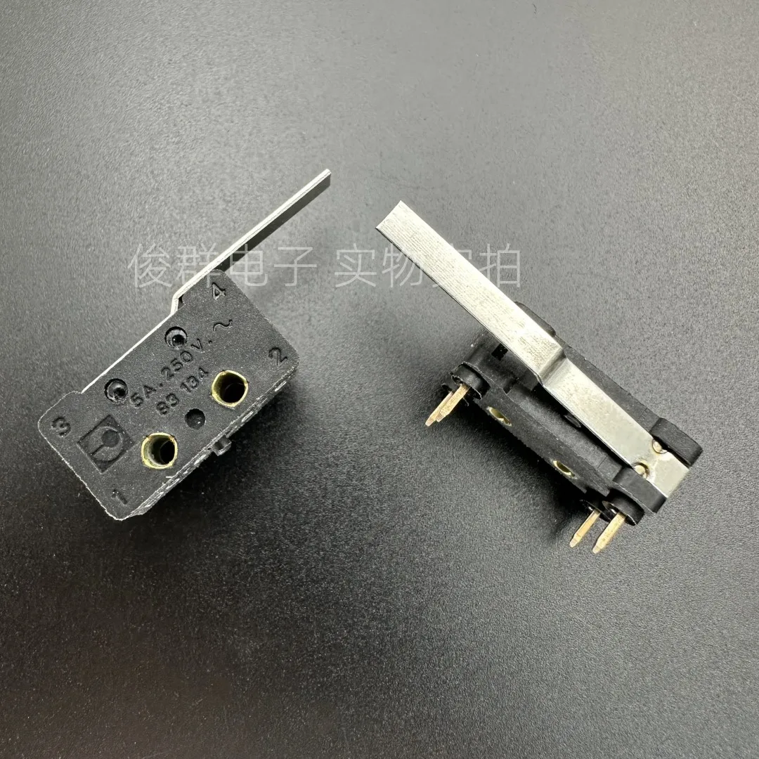 Original neuer 100 % 83134 Mikroschalter 4-polig seitlich drücken mit langem Griff 5 A 250 V