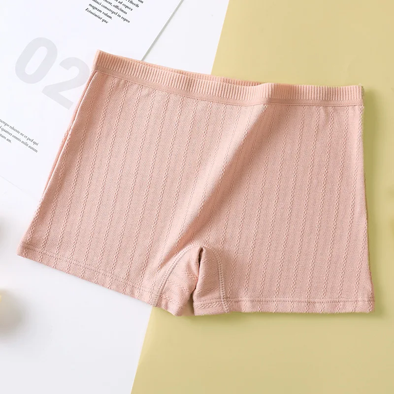 Large Size Boxer Shorts Women Cotton Soft Boyshorts Mid Waist Female Underwear Under Skirt Breathable Ladies Safety Short Pants