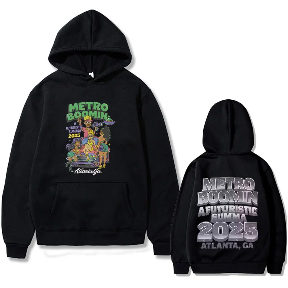 

Rapper Metro Boomin A Futuristic Summa 2025 Hoodie Men Women Hip Hop Fashion Oversized Pullover Hoodies Male Casual Sweatshirt