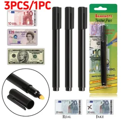 Money Detector Pen Counterfeit Pens Marker Fake Banknote Tester Counter Currency Cash Tester Dollar Euro Money Test Detector Pen
