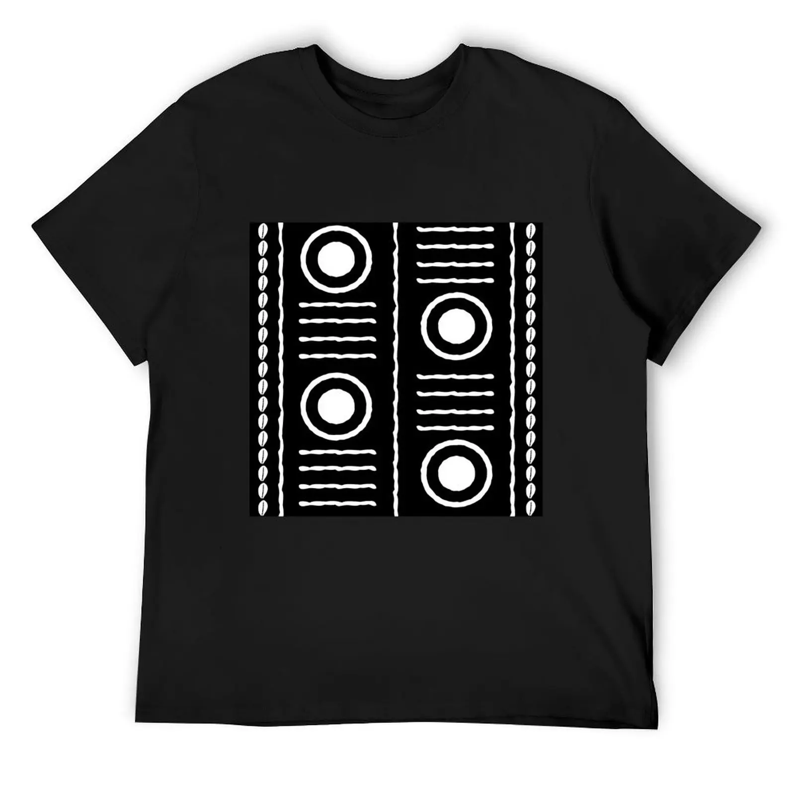 Traditional African Mud Cloth Design T-Shirt anime stuff heavyweights designer t shirt men