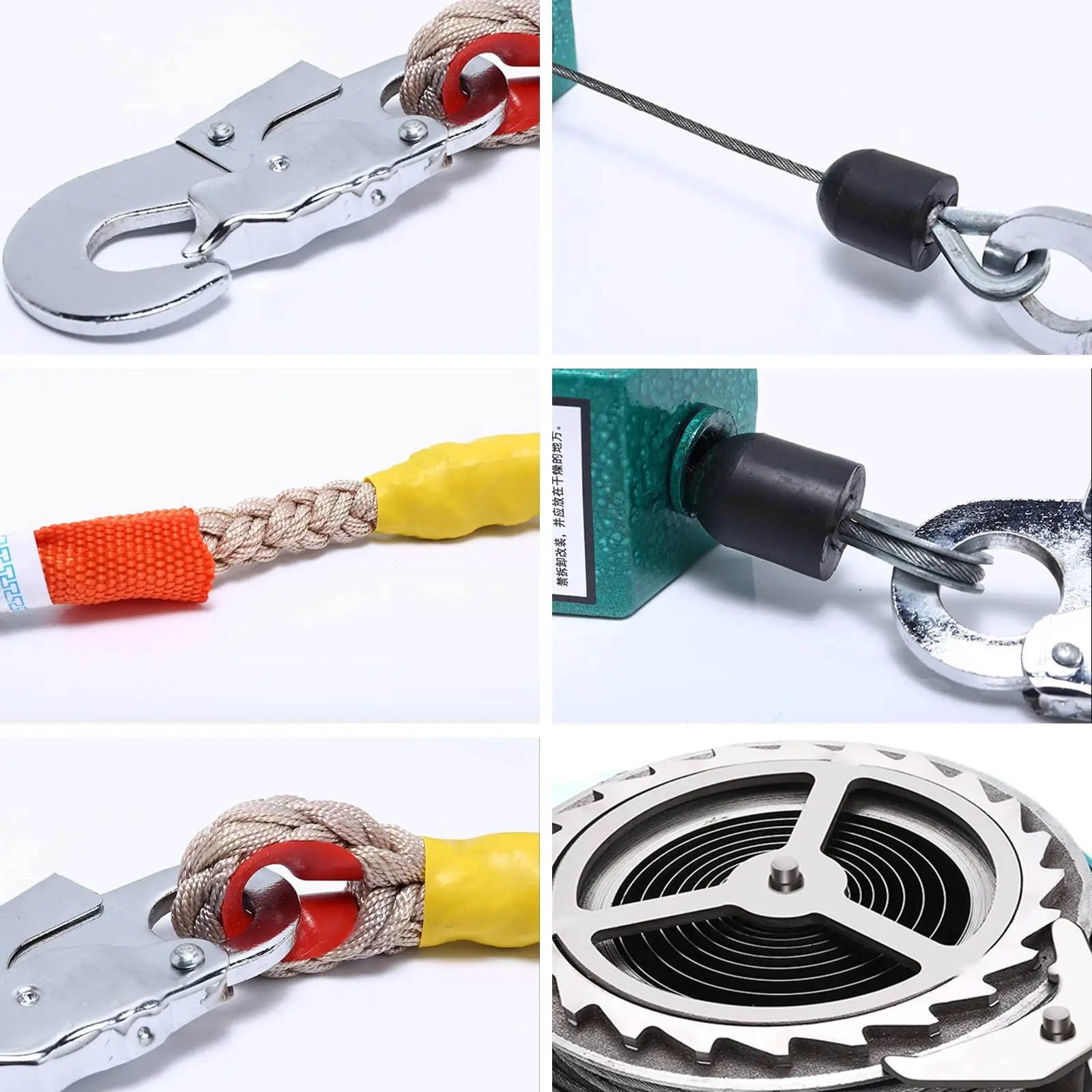 Self Retracting Lifeline 330lbs Fall Arrester Fall Protection Retractable Lanyard Safety Device for Connect The Safety Harness image 5