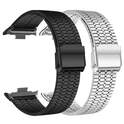 For Xiaomi Mi Band 9 Pro Stainless Steel Watchband For Redmi Watch 4 Metal Bracelet Correas reloj For xiaomi mi band 8 pro Strap
