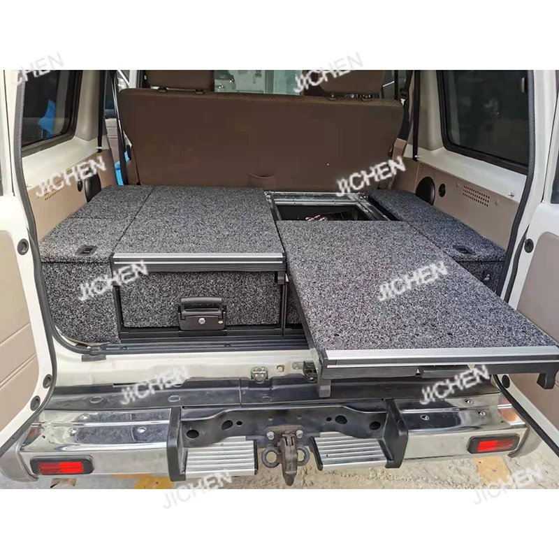 For Off-Road Car Drawer LC76 Car Drawer System Land Cruiser 70 Series Car Storage Drawer