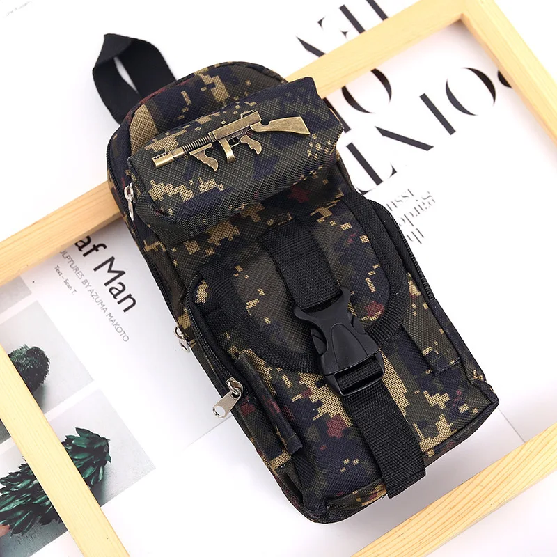 Mini zainetto Camouflage Storage Bag zaino Pen Case Boy Pencil Bag studente Pen Bag astuccio scuola cancelleria