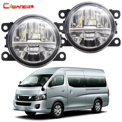 2 X 30W Car Front Bumper Fog Light Assembly For Nissan Urvan NV350 Caravan E26 2011-2017 LED Fog Daytime Running Lamp DRL H11