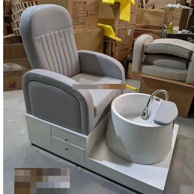 YichengBeauty Factory New Offer High Back Foot Spa Massage Manicure Pedicure Chairs for Nail Salon Foot Bath Sofa Pedicure Chair - Image 5