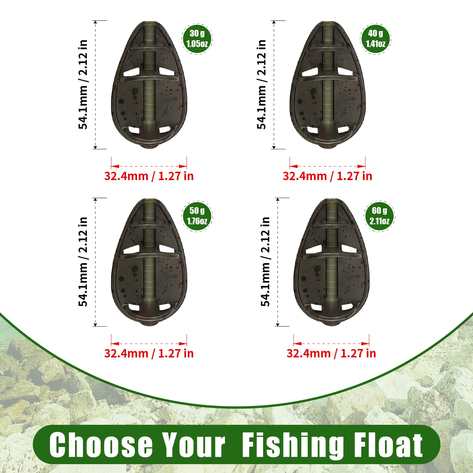 Alimentador Method Feeder en línea con molde para carpa - imagen 4