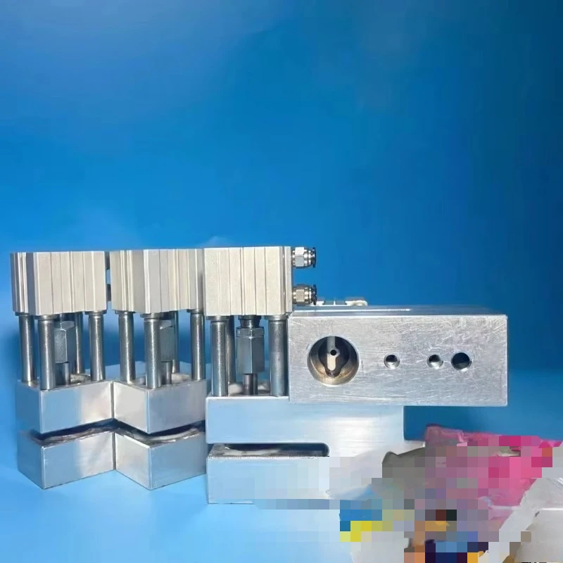 Automatic Pneumatic Plastic Film Punching Machine round Hole Bag Paper Film Punching Tool for Business & Industrial Use