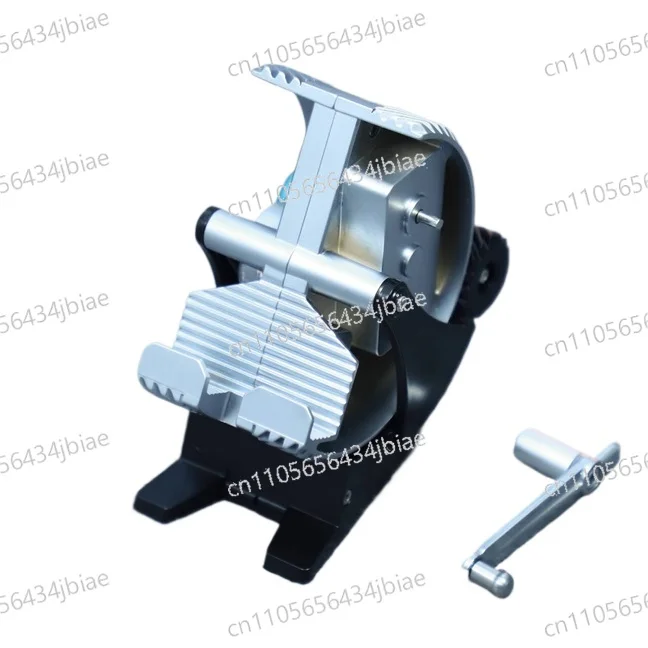All-metal Mechanical Alloy Serrated, Knob Gear Hand Crank Power Generation Mobile Phone Holder