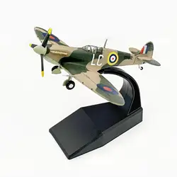 1/72 Scale Spitfire Fighter Aircraft Model Miniature Multipurpose Realistic Airplane Model British Royal Air Force Plane Model