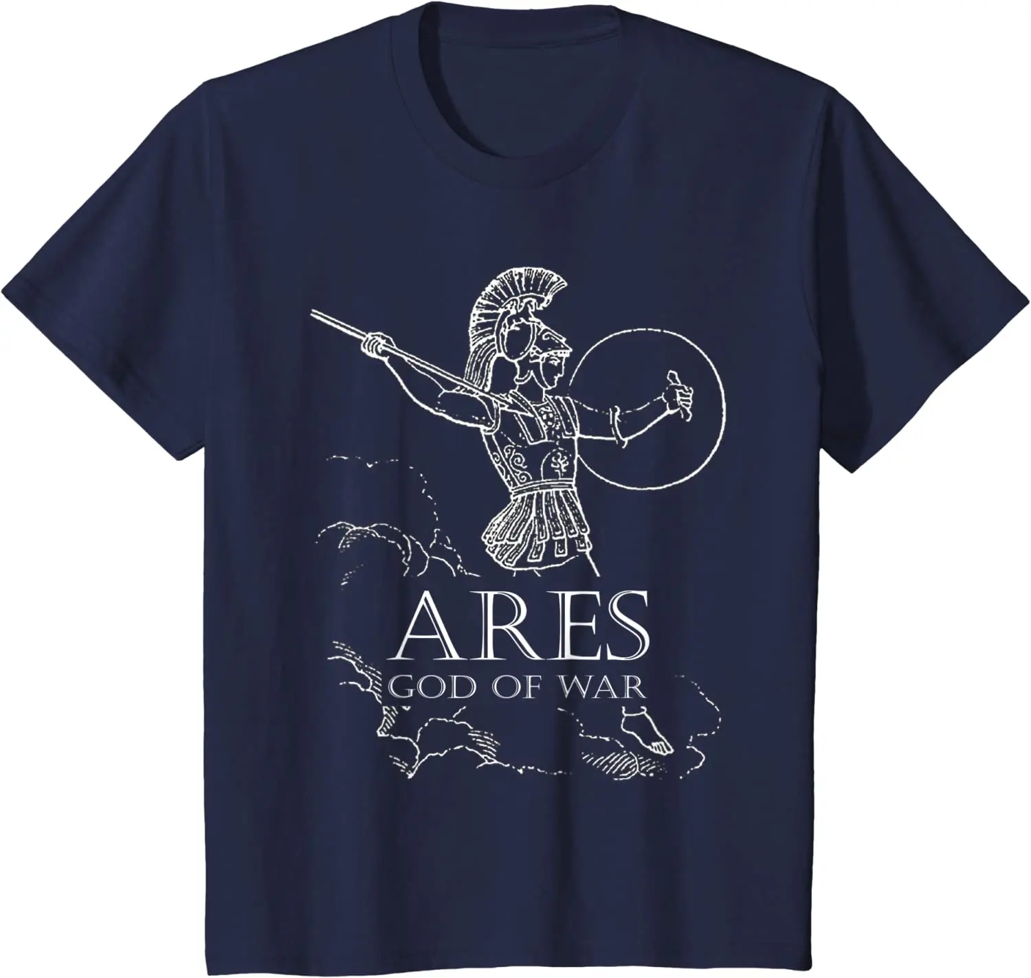 Ares War God Greek Mythology Men T-Shirt Short Sleeve Casual Cotton O-Neck Summer T Shirt Size S-3XL