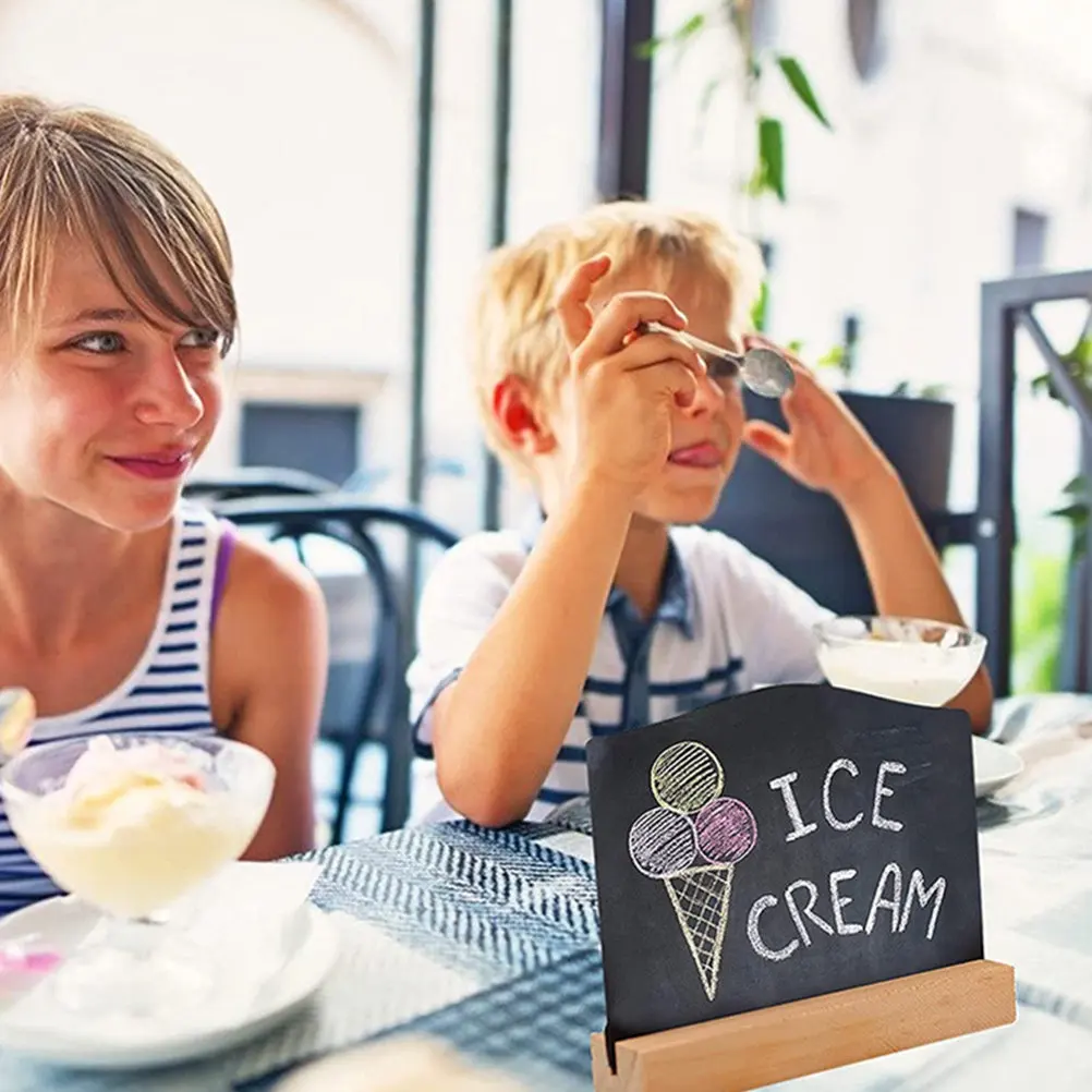 

Набор из 12 прямоугольных мини-досок для письма с подставкой-мольбертом, стираемые доски для сообщений для вечеринок, ужинов, свадеб, офиса