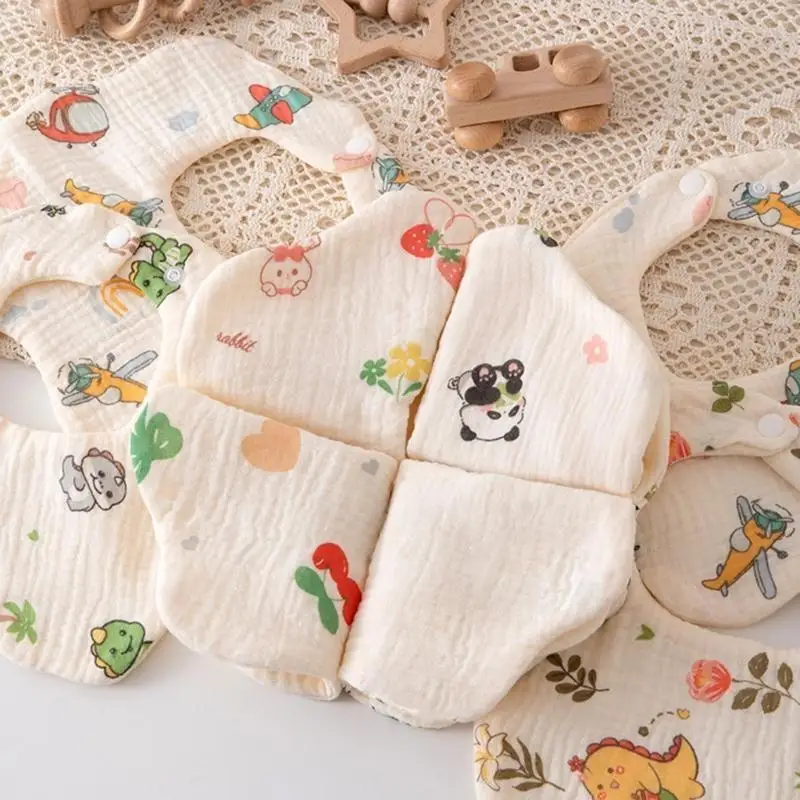 

Saliva Towel Newborns Teething Towel Breathable Drooling Bib Infants Mouth Cloth P31B